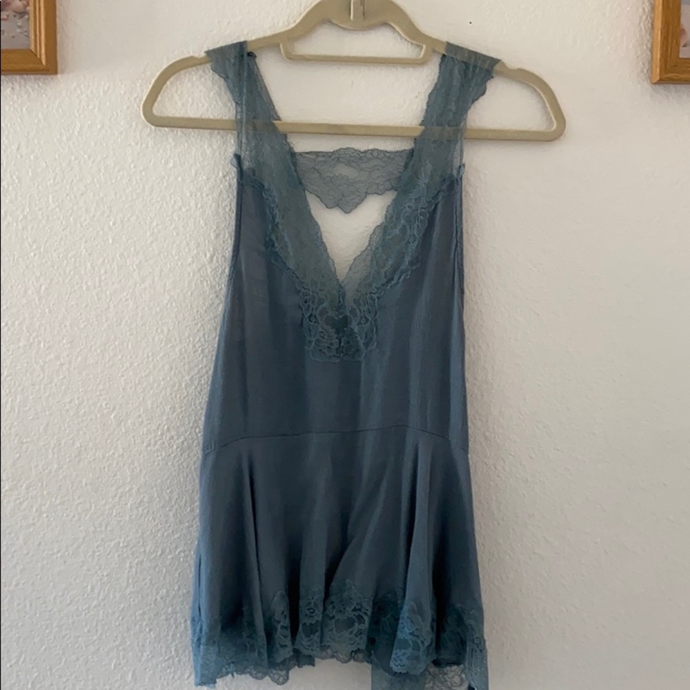 Free people teal tank